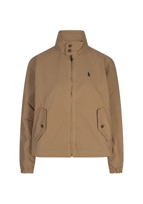 Giacca City Vintage Khaki Con Pony RALPH LAUREN | 211-936442003